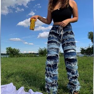 Distressed Jaded London Jeans